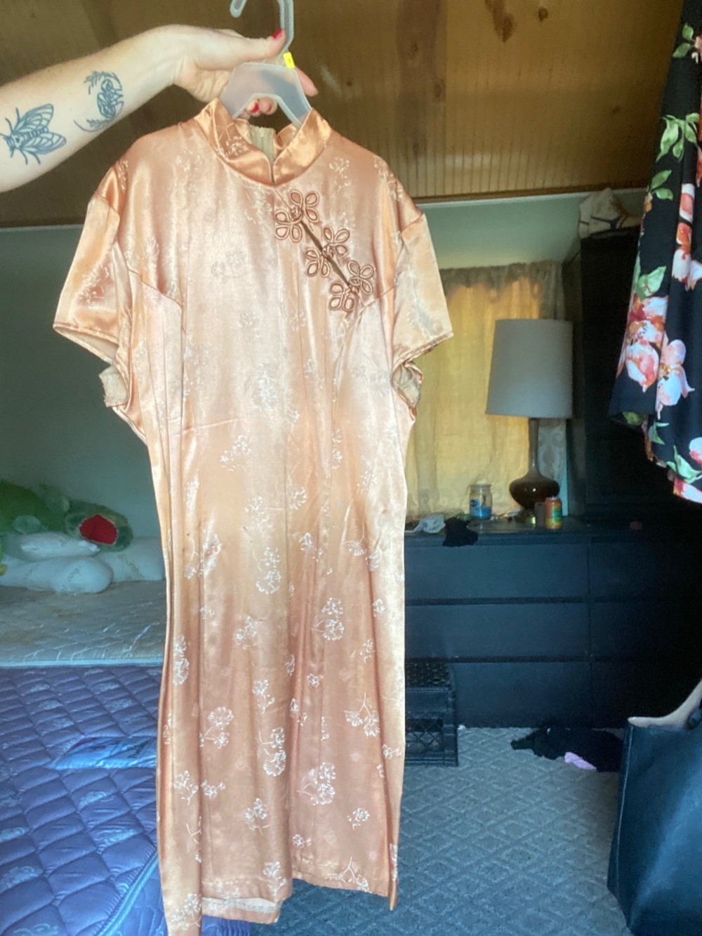 Roberta 90’s/y2k Asian Inspired Mini Dress